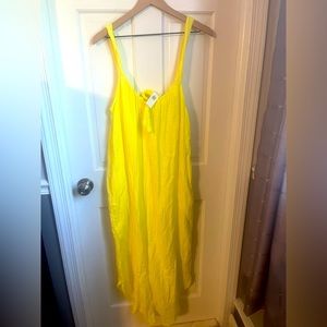 Yellow Old Navy Maxi Coverup